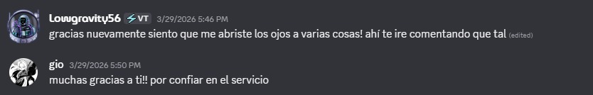 Conversación con Lowgravity56: «Me abriste los ojos» — coaching de Gio
